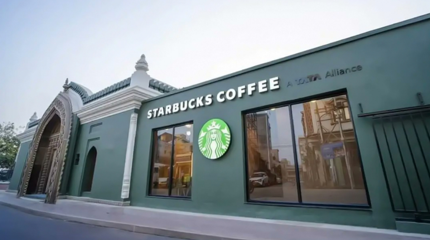 TATA Launches Varanasi's First Starbucks with a Royal Indian Touch