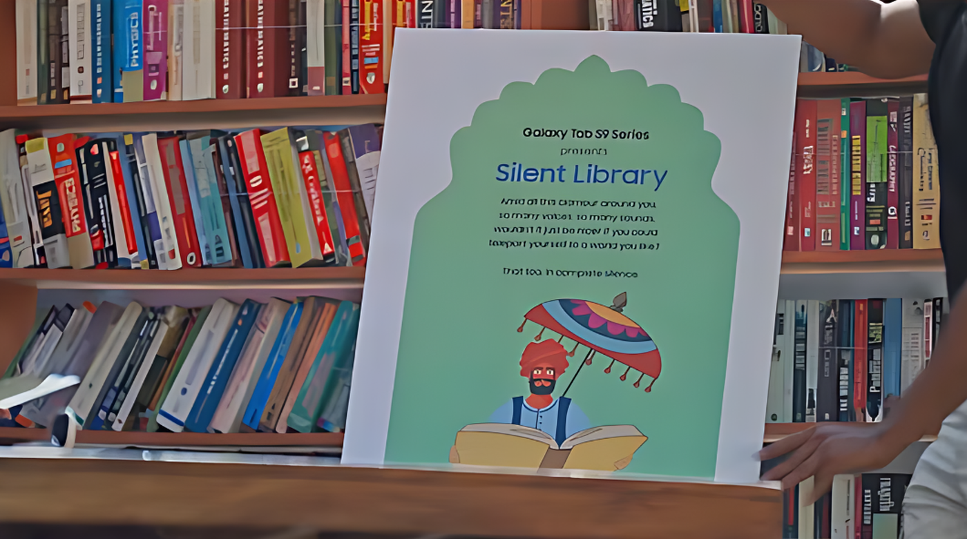  Explore Samsung's Peaceful 'Not So Silent Library'
