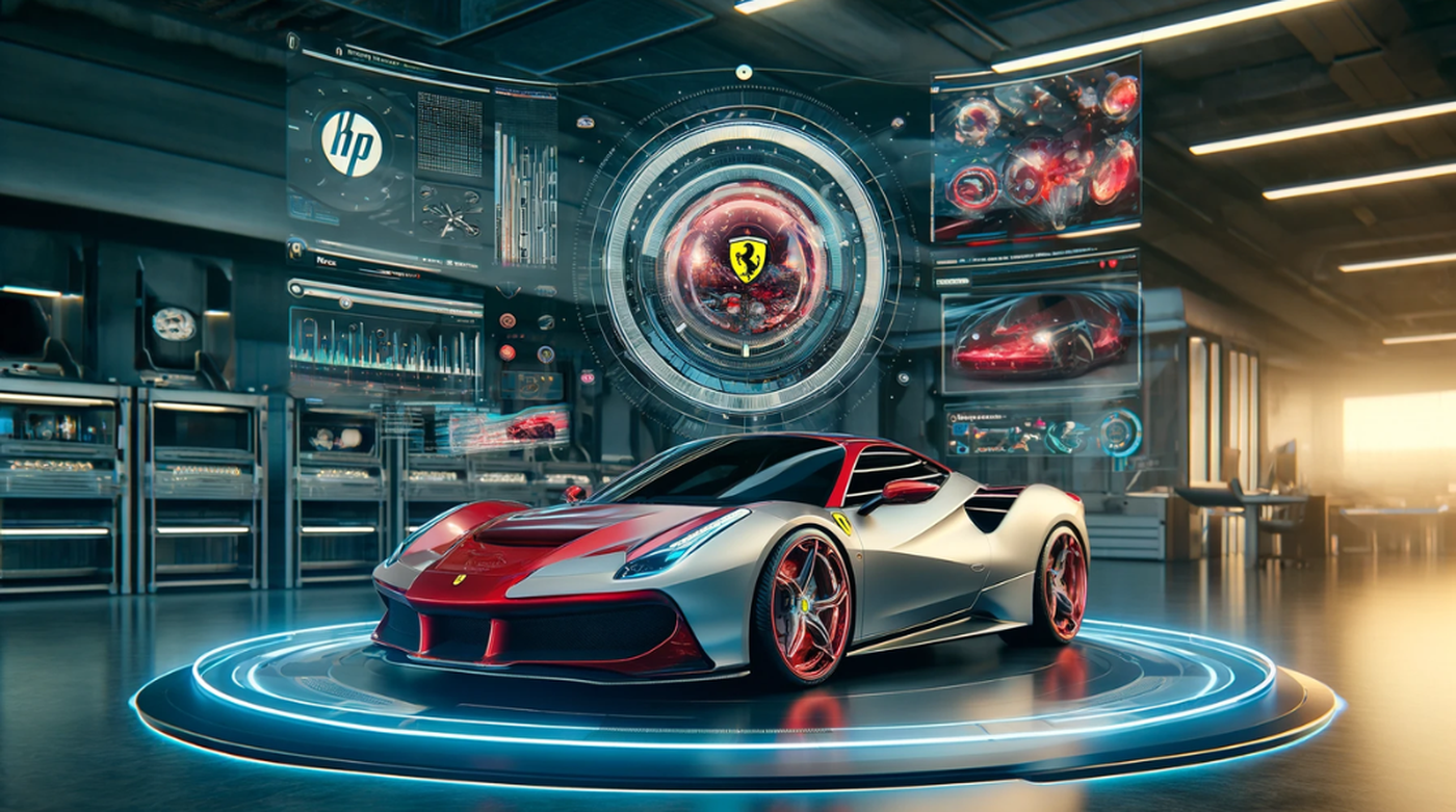 Ferrari and HP Forge Long-Term Partnership