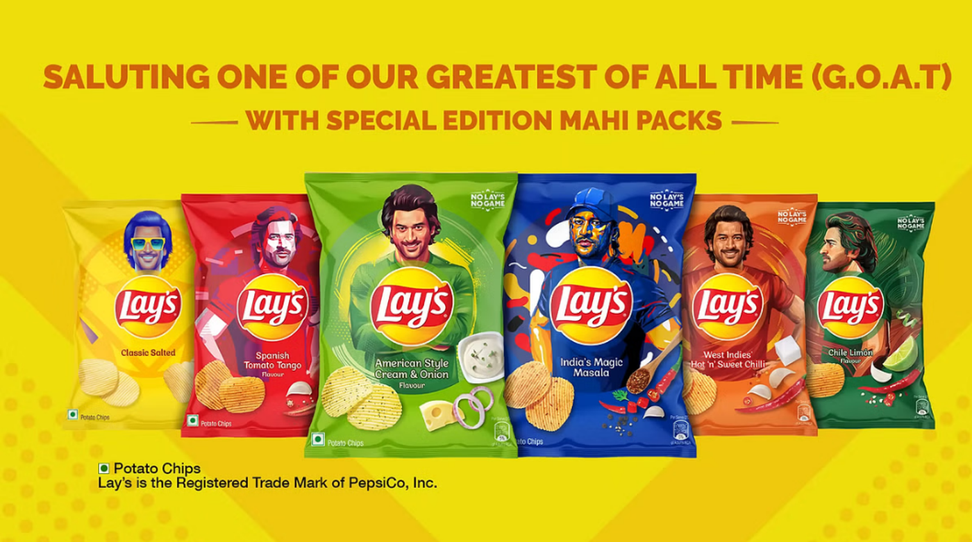 Lays Launches Limited Edition Collectors Packs Featuring Captain Cool