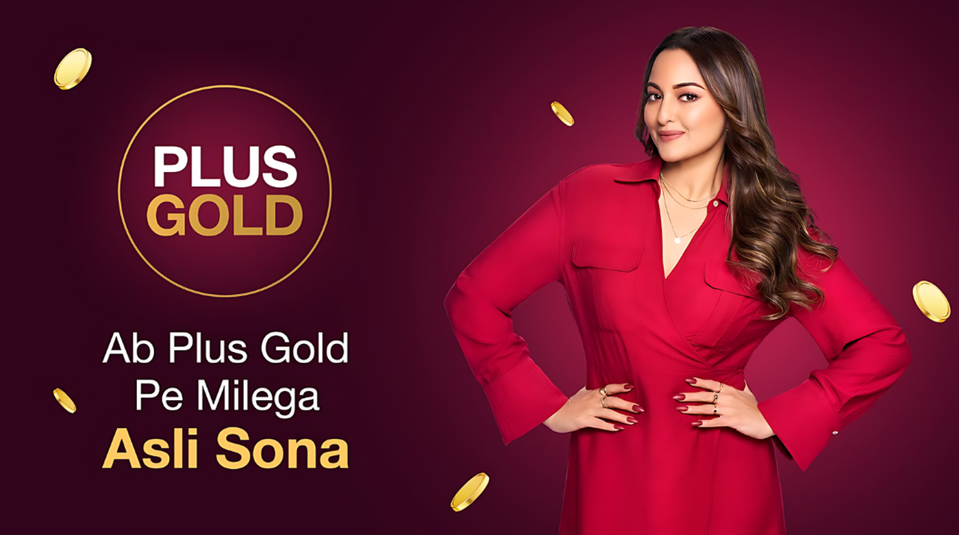 Sonakshi Sinha Partners with Plus Gold App
