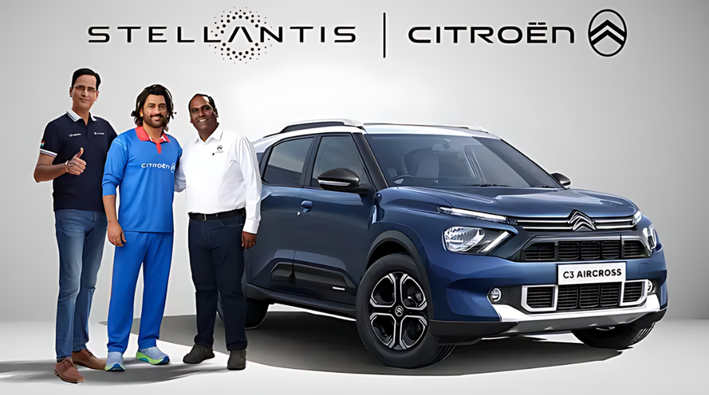 Citroën India Appoints MS Dhoni as Brand Ambassador