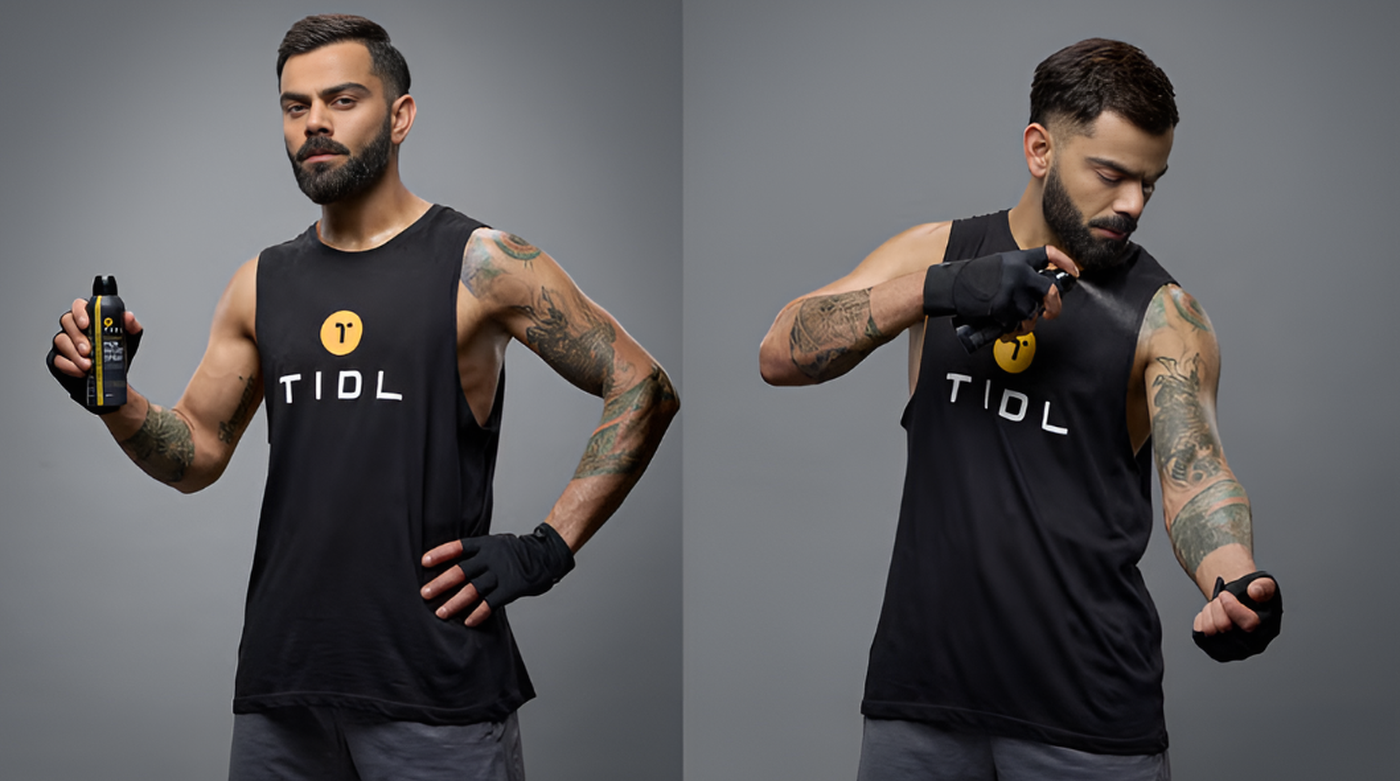 Virat Kohli Brings TIDL Pain Relief to India