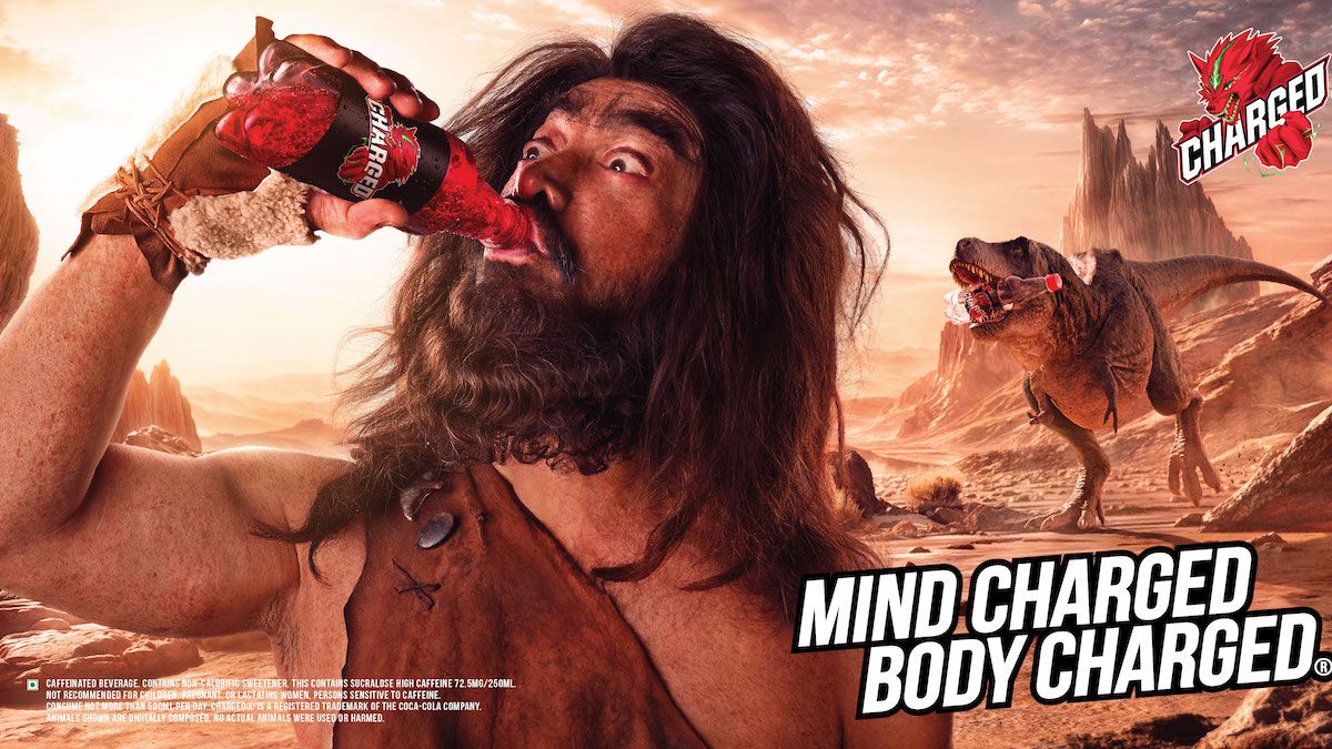 Coca Cola’s Charged Launches New Identity with Powerful Mascot: The Wolf
