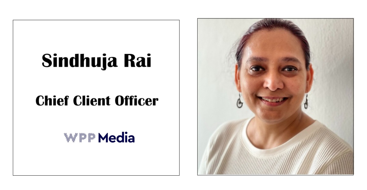 Sindhuja Rai Takes Over as Chief Client Officer APMEA at WPP Media