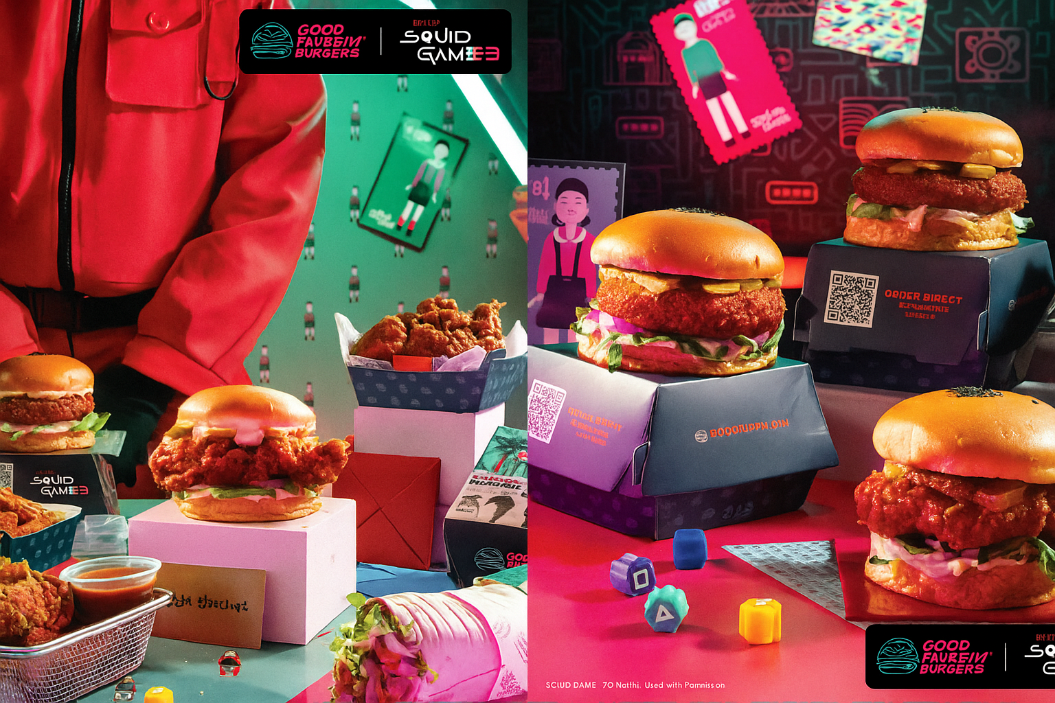 Good Flippin’ Burgers Launches The Korean Krossover Menu in Partnership with Squid Game Season 3