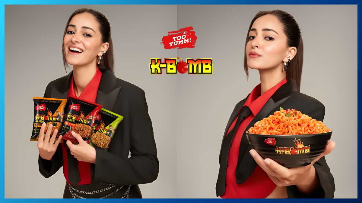 Too Yumm! Taps Ananya Panday for a Flavor Packed Campaign Around K Bomb Noodles