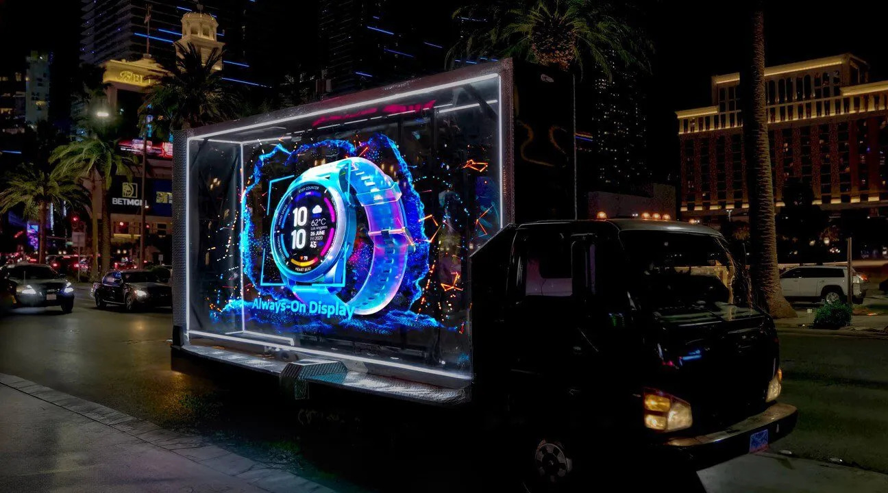 FLO Advertising and HYPERVSN Launch the World’s First 3D Holographic Billboard Truck on the Las Vegas Strip