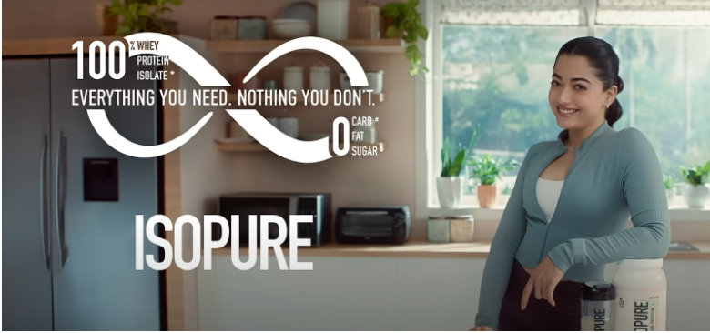 Rashmika Mandanna Becomes the Face of ISOPURE’s Clean Nutrition Revolution