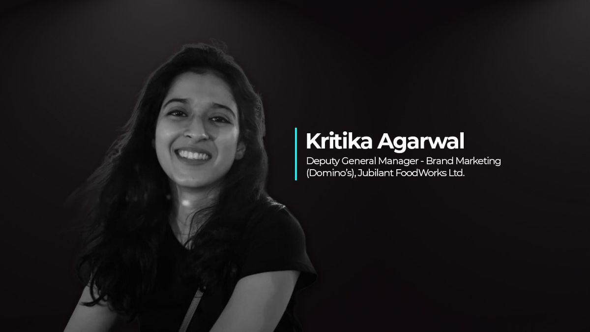 Kritika Agarwal Steps Up as Deputy GM of Brand Marketing at Jubilant FoodWorks