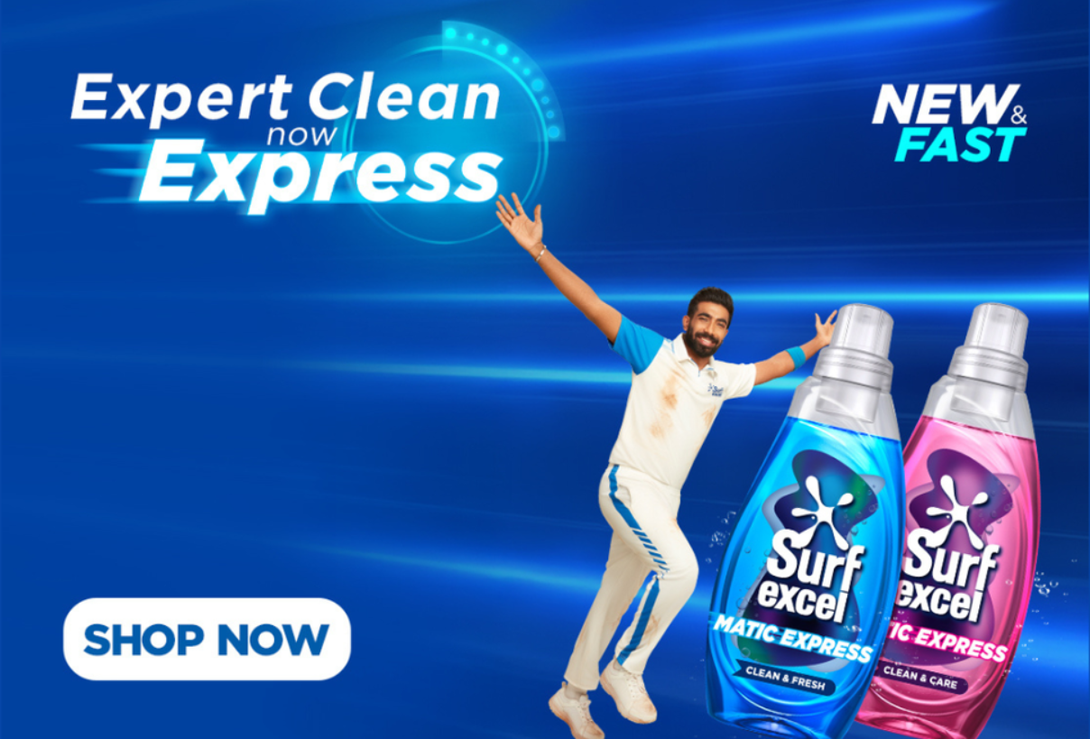 HUL’s New Surf Excel Matic Express Promises a Clean in Just 15 Minutes