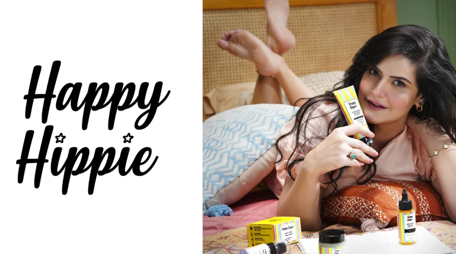 ZAREEN KHAN INTRODUCES HAPPY HIPPIE FOR SIMPLE AND JOYFUL SELF CARE
