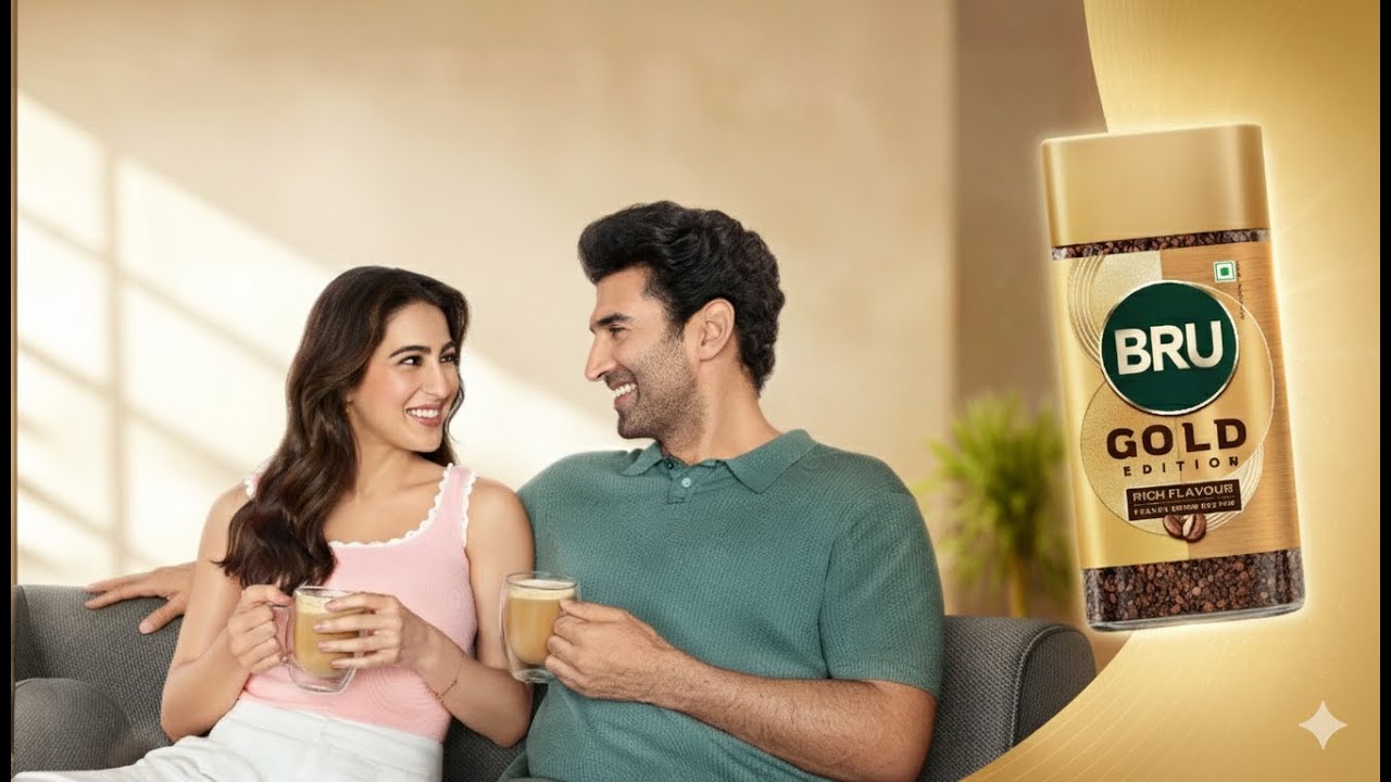 Bru Gold Relaunches With Sara Ali Khan And Aditya Roy Kapur In A Playful New Campaign