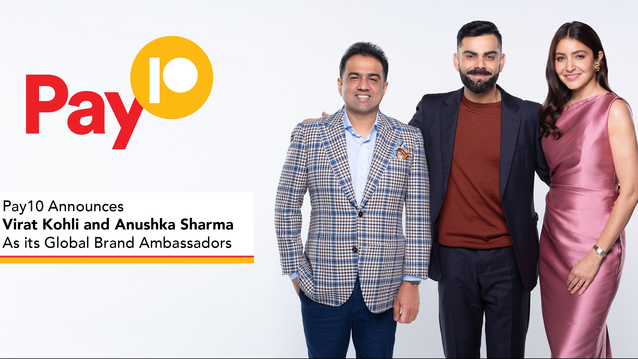Pay10 signs Virat Kohli and Anushka Sharma as global ambassadors ahead of UPI rollout