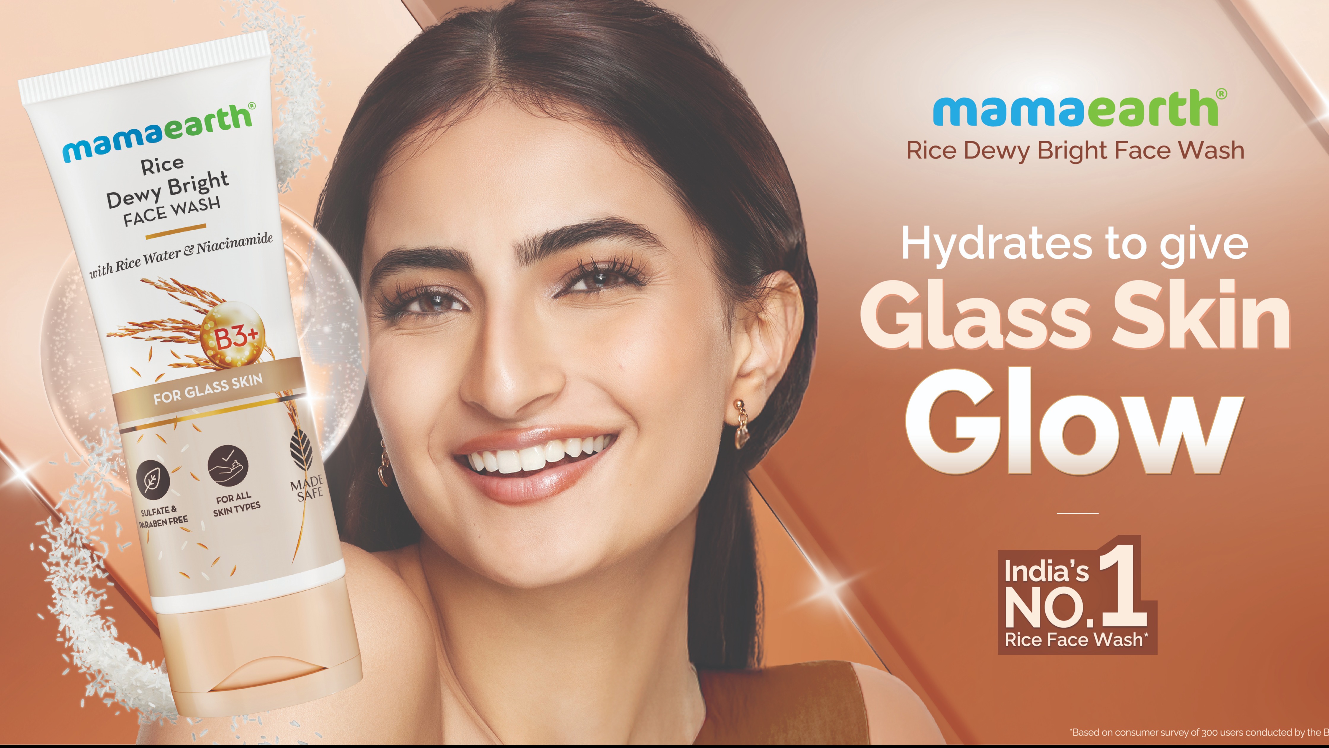 Mamaearth Unveils Fresh and Playful Rice Face Wash Campaign Featuring Palak Tiwari