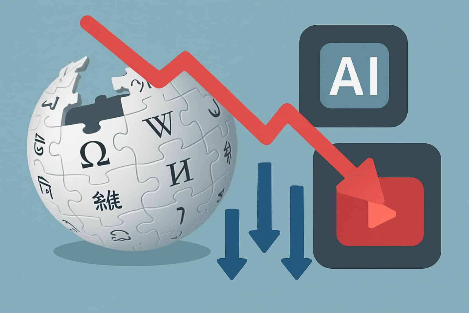 Wikipedia Faces 8 Percent Drop in Human Traffic as AI Search and Social Video Rise