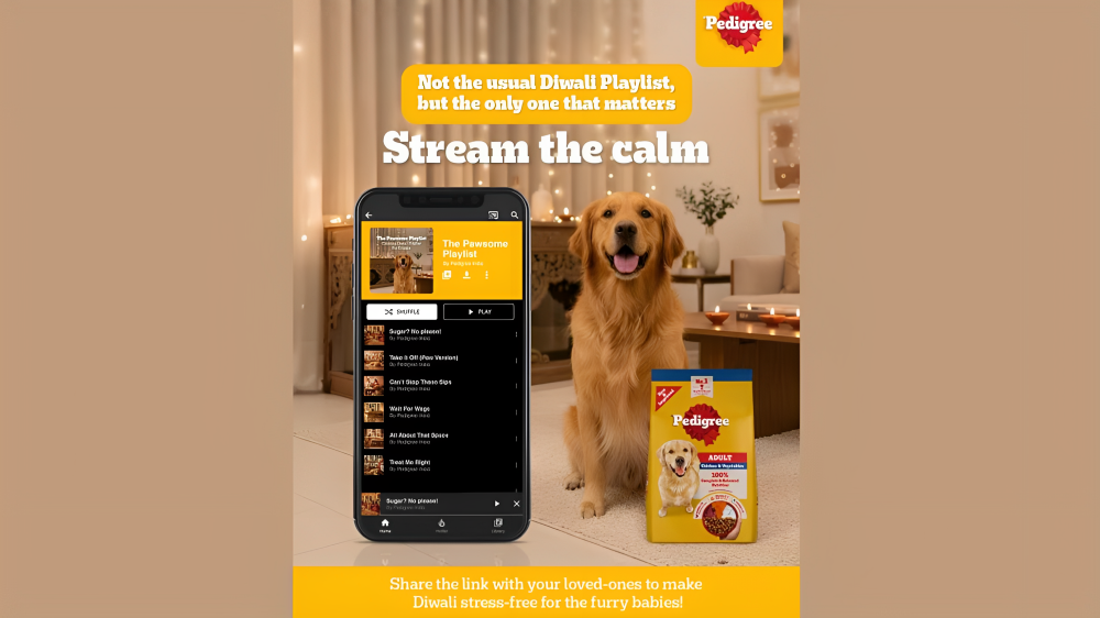 Mars Petcare India Introduces AI-Powered “Pawsome Playlist” to Soothe Pets This Festive Season