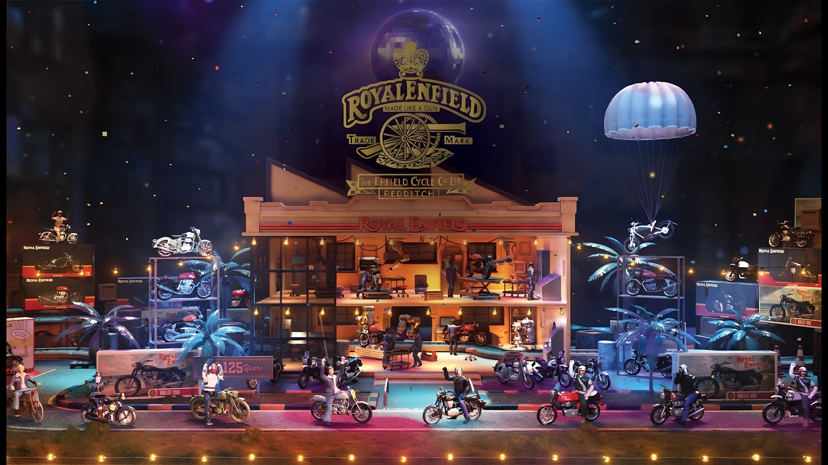 Royal Enfield one hundred twenty five years campaign celebrates made like a gun legacy