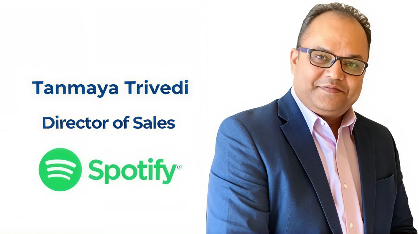 Spotify appoints Tanmaya Trivedi as director of sales for India market growth