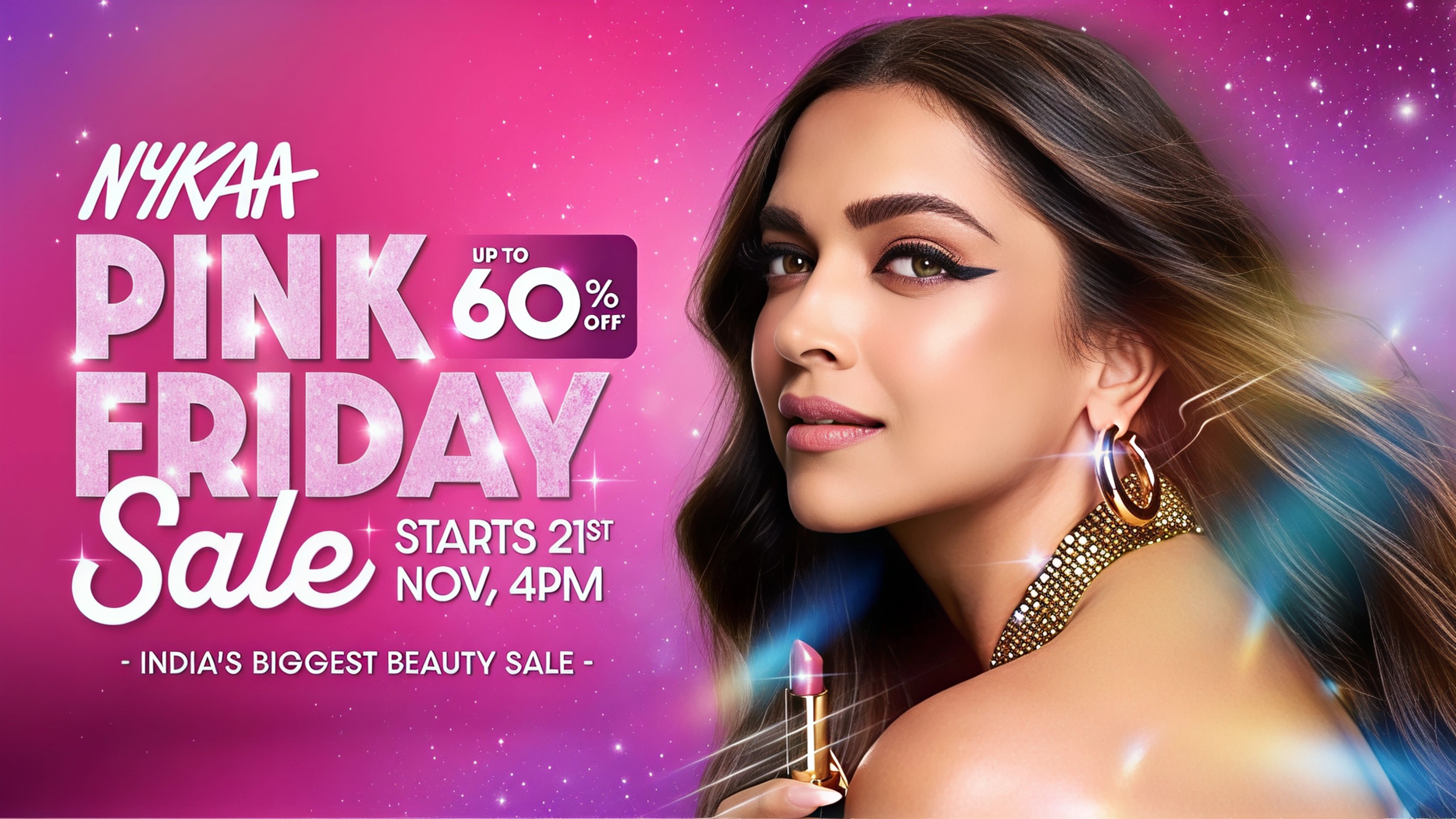 Nykaa Pink Friday Sale campaign pairs Deepika Padukone with creator chaos