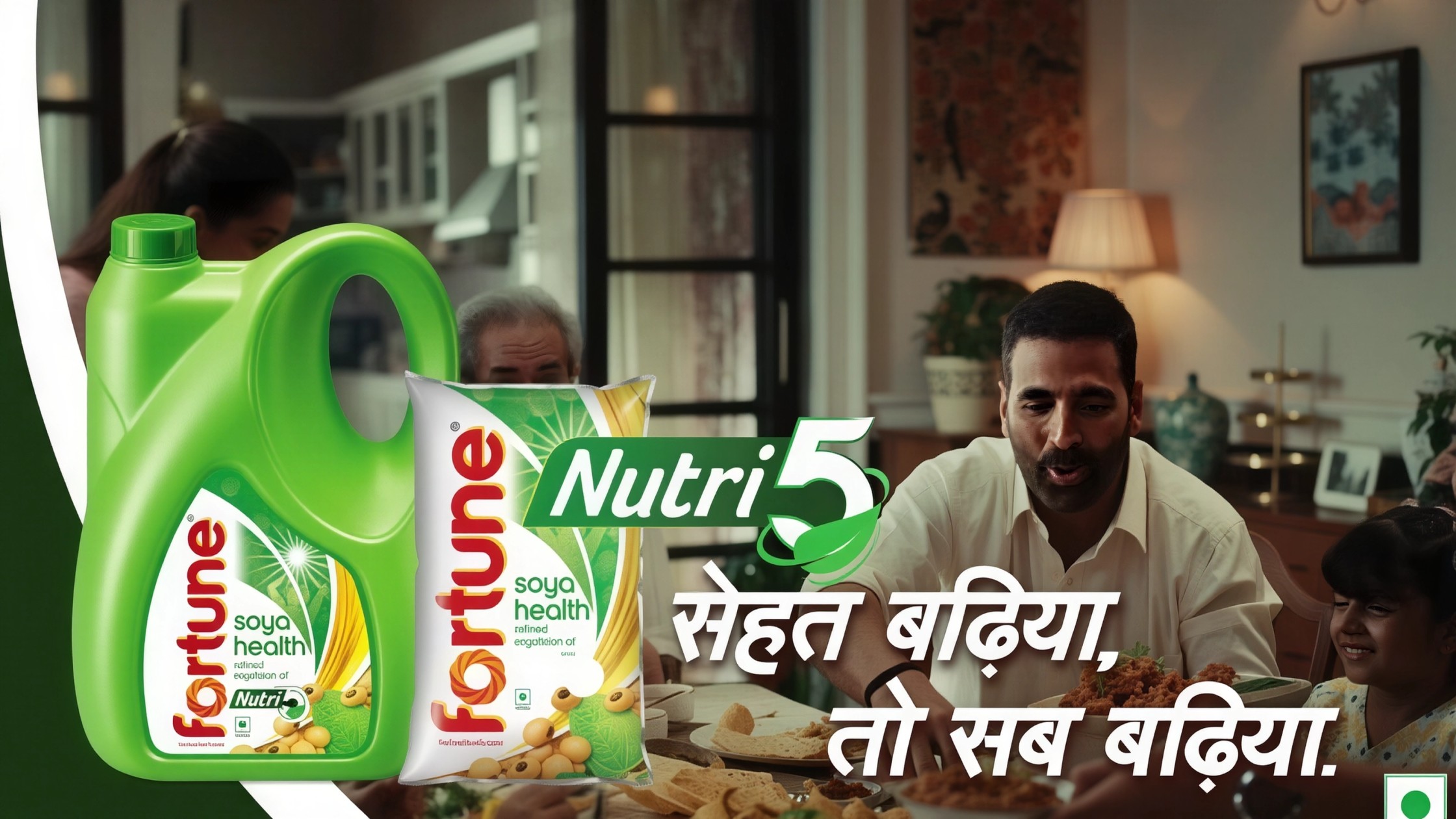 Akshay Kumar fronts new Fortune Refined Soybean Oil campaign on health