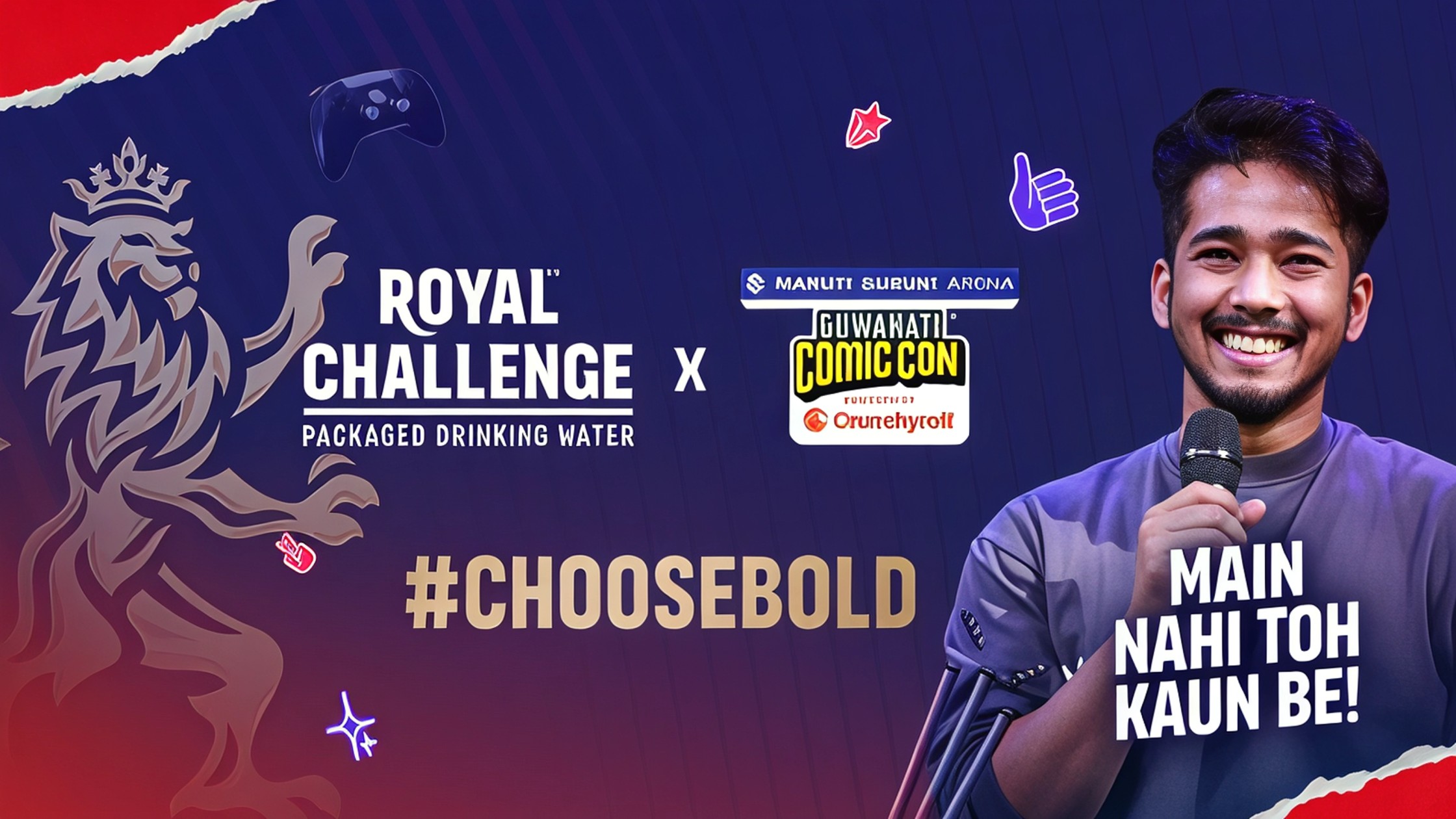Royal Challenge Packaged Drinking Water joins Comic Con India 2025 with Scout