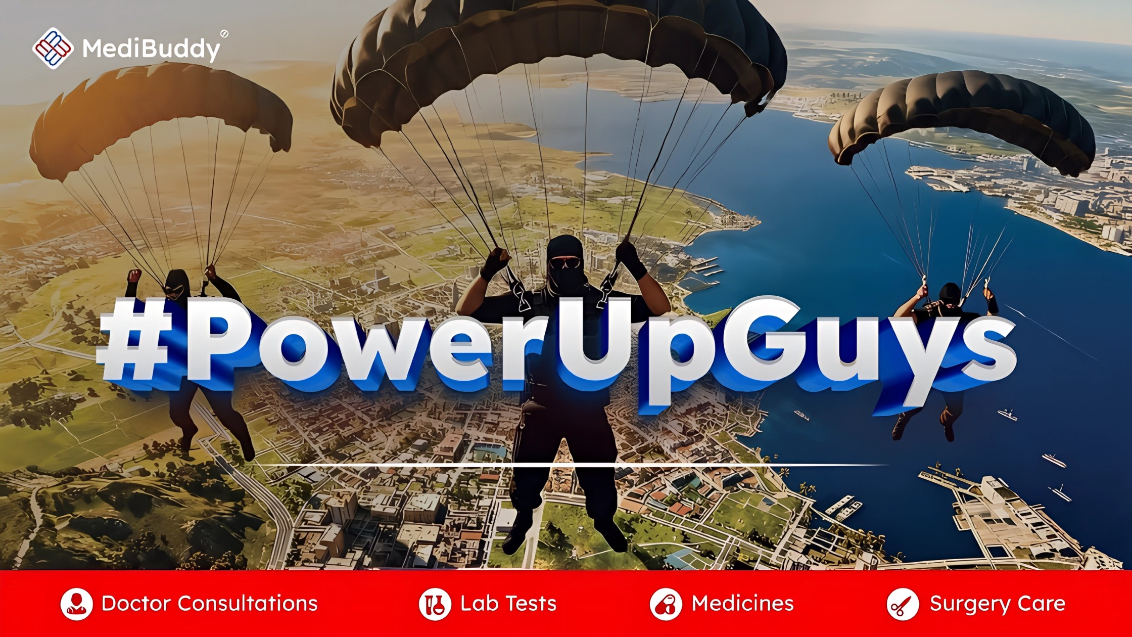 Gamified mens health story powers MediBuddy PowerUpGuys campaign for self care