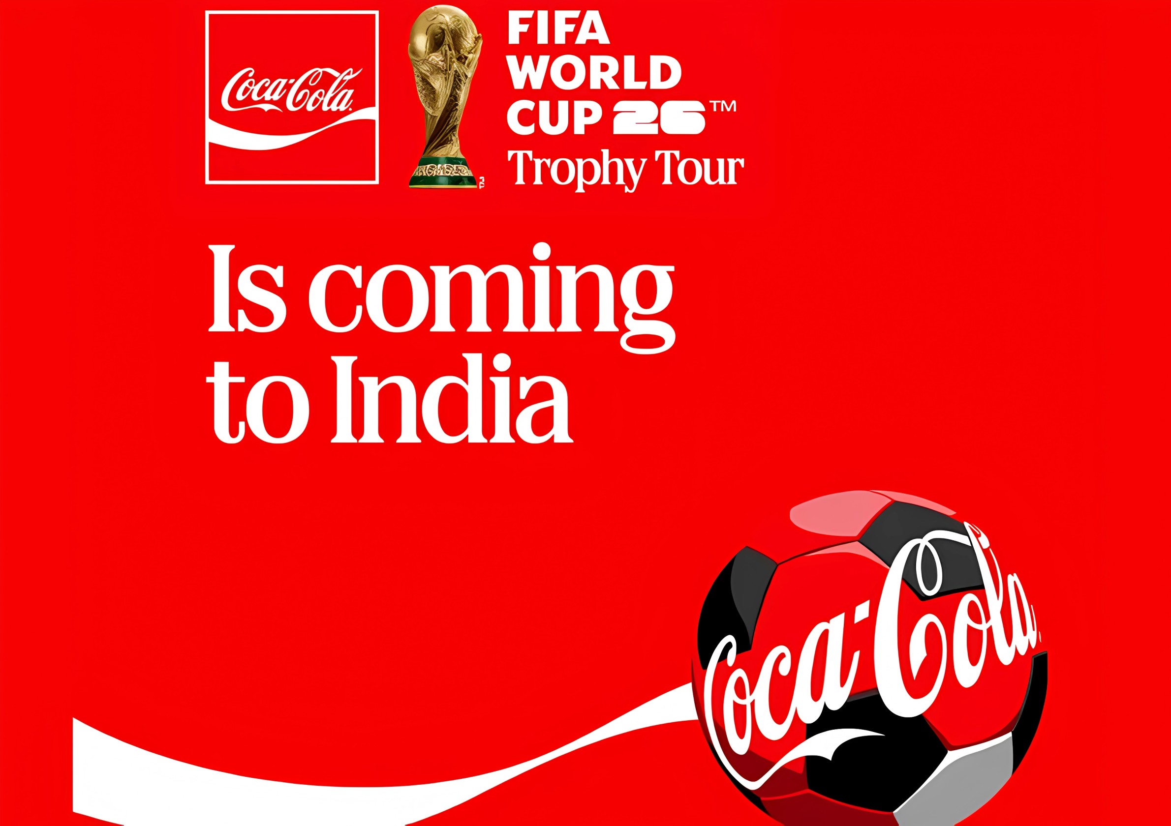 Fans in India prepare for Coca Cola FIFA World Cup Trophy visit